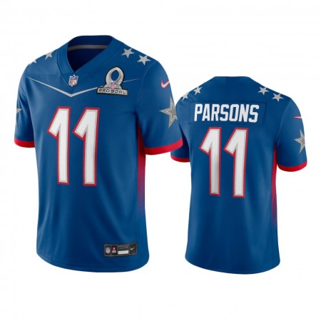 Maillot Homme Dallas Cowboys Micah Parsons 11 Game Royal 2022 NFC Pro Bowl